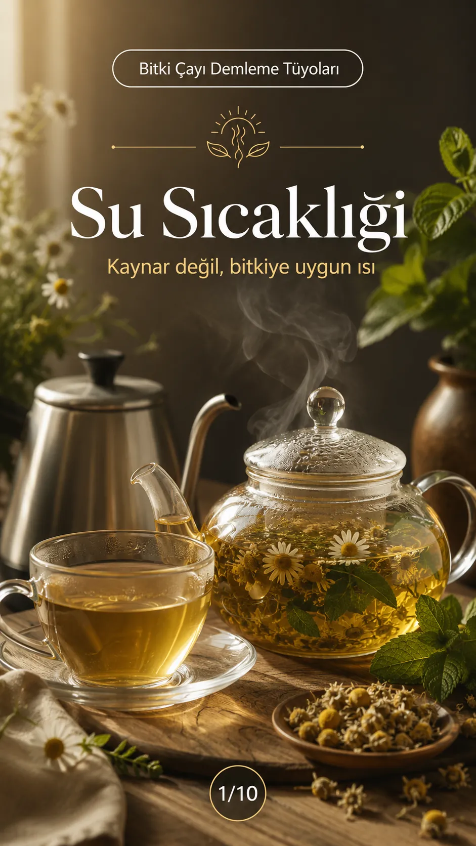 Bitki çayı demleme tüyoları su sıcaklığı