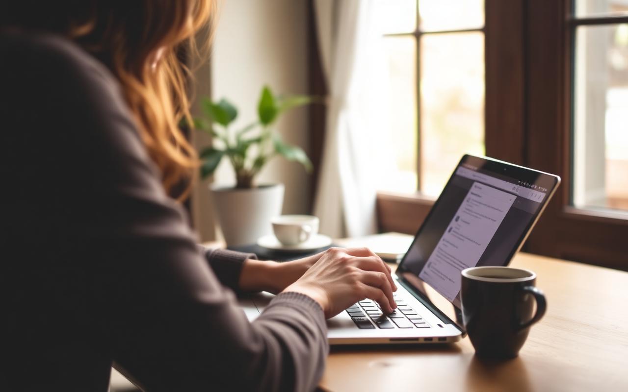 Blog Sitesi Açmak İsteyenlere İlk Tavsiyeler — Blog yazan kişinin laptopu | Teknoloji rehberi