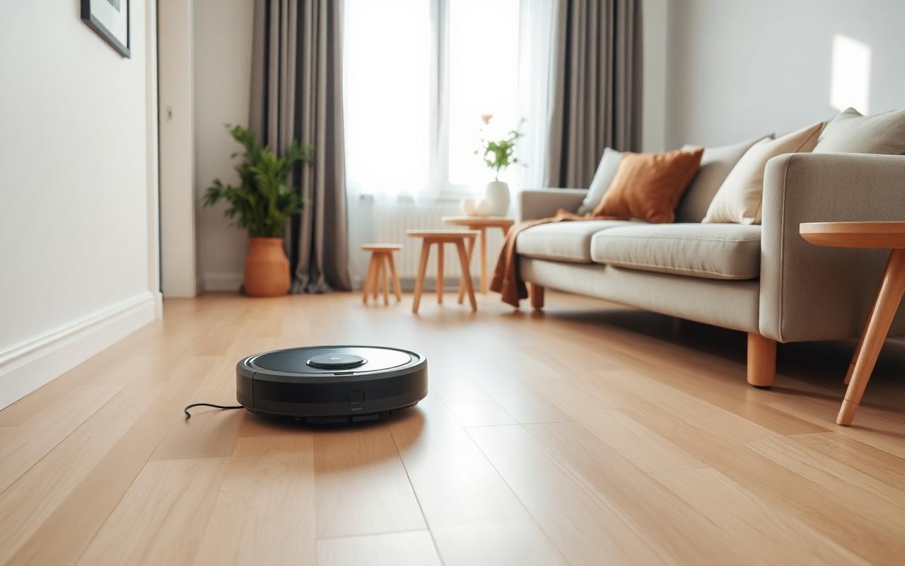 En İyi Fiyat/Performans Robot Süpürge Önerileri — Salon zemininde robot süpürge | Alışveriş rehberi